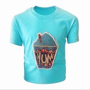 Lola + the boys Yum Sparkle T-Shirt NWT size 3/4 T